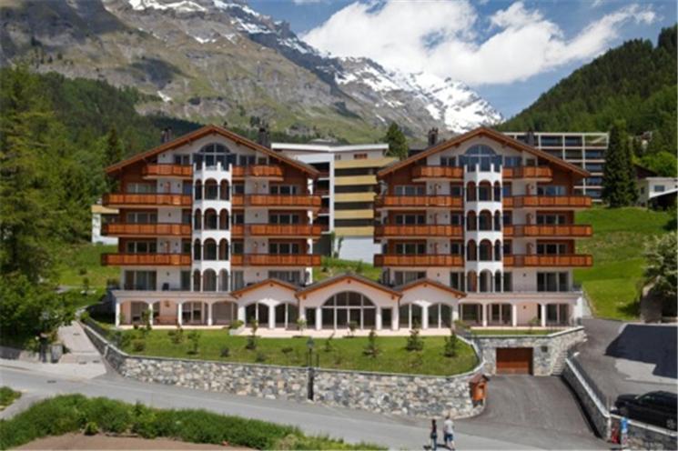 Residenz Ambassador B11 Apartman Leukerbad Kültér fotó